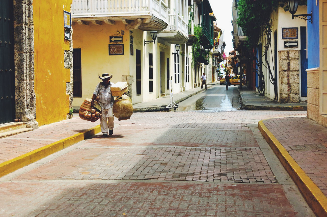 Cartagena, Colombia Beautiful, Colorful Homes