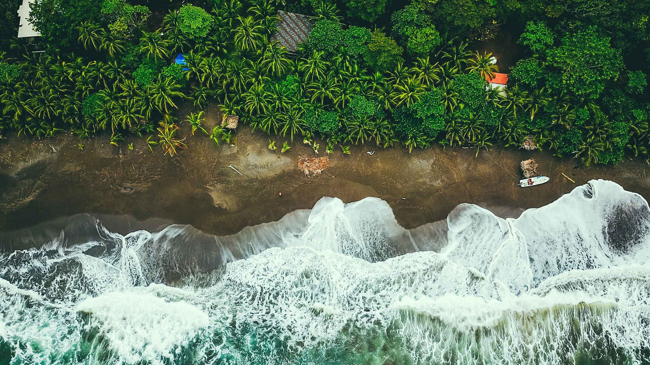 Coastal Beach in South America