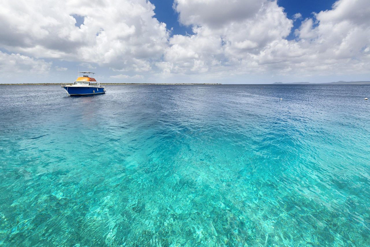 Scuba-diving in Bonaire, Southern Caribbean