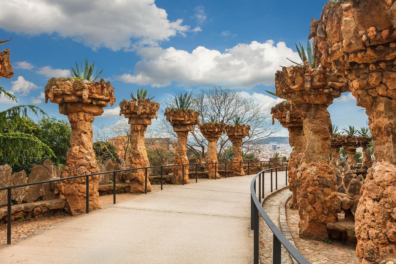 barcelona park guell