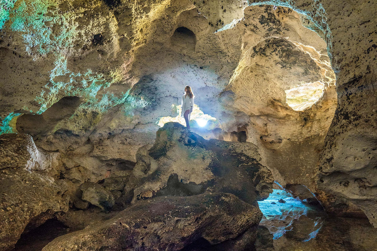 Scenic View of Caverns