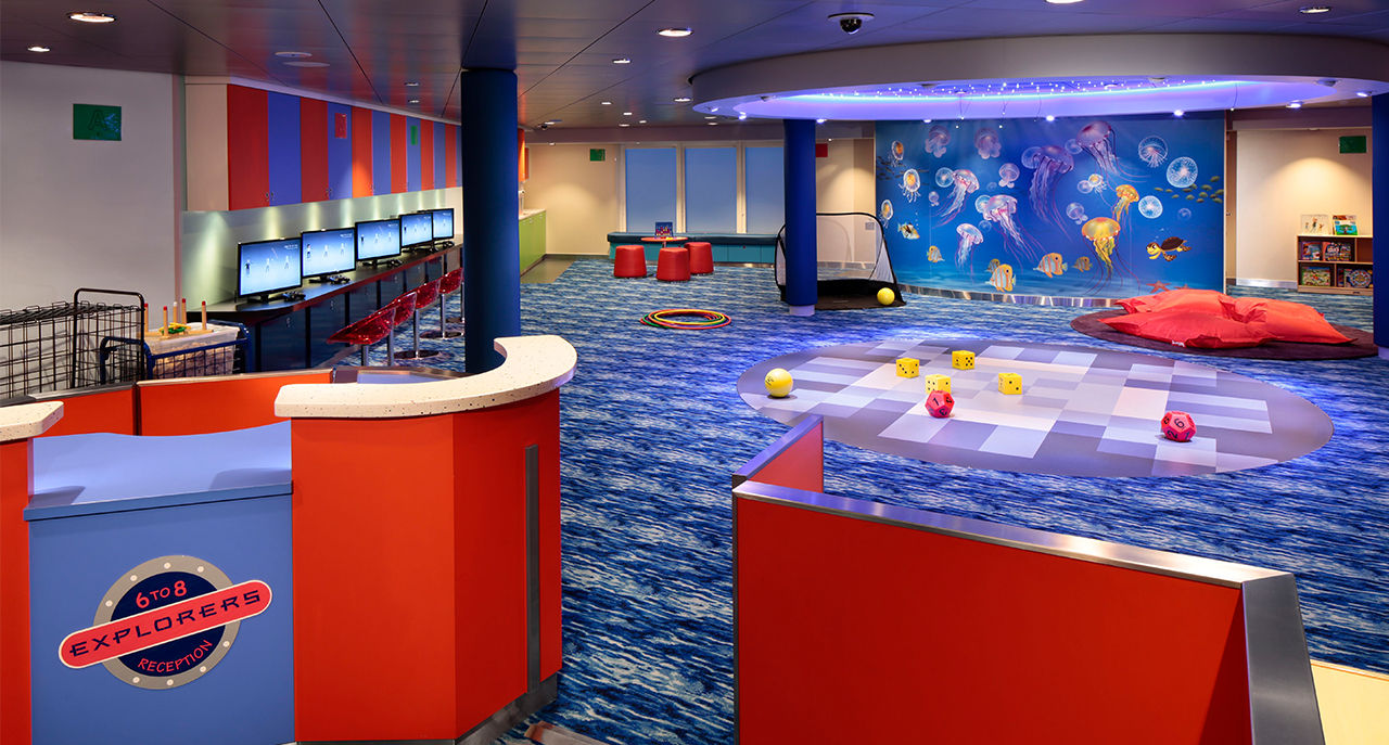 Adventure Ocean Youth Program area, consider one of the best activities for kids on a cruise.