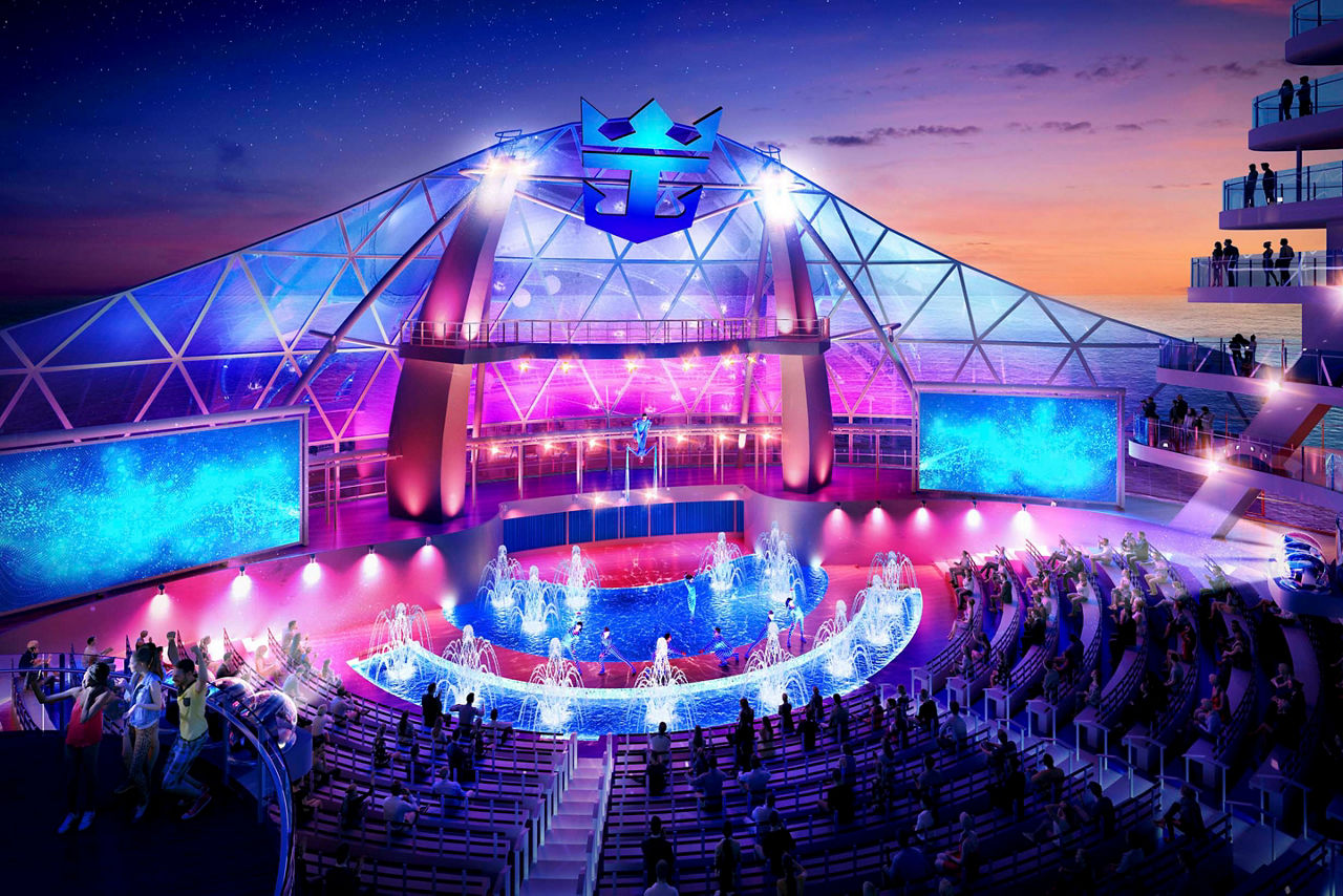 Wonder of the Seas Aquatheater RENDER