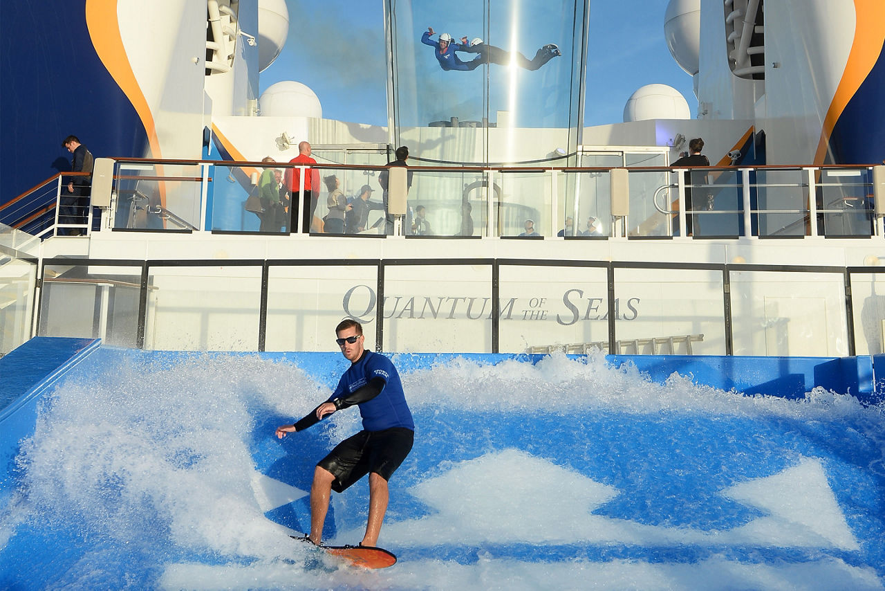 Quantum of the Seas Flowrider Ifly Activities