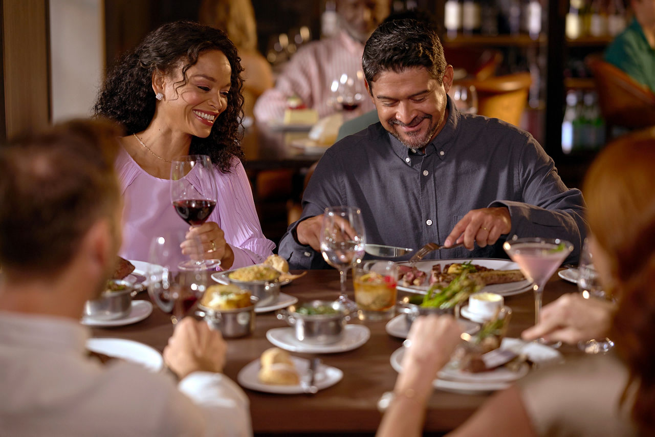 Couple Enjoying Date Night at Chops Grille