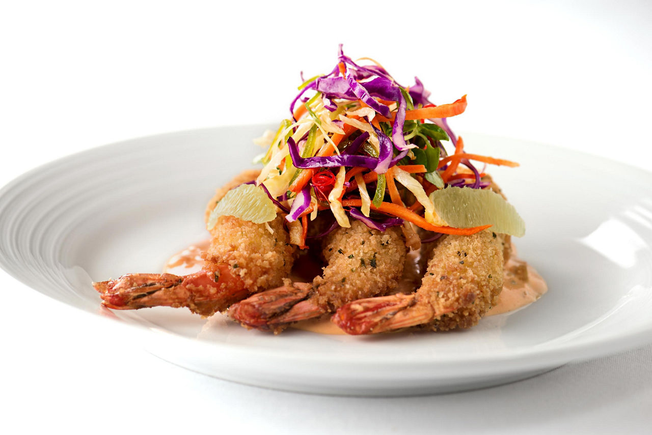 Main Dining Room Breaded Shrimp Dish