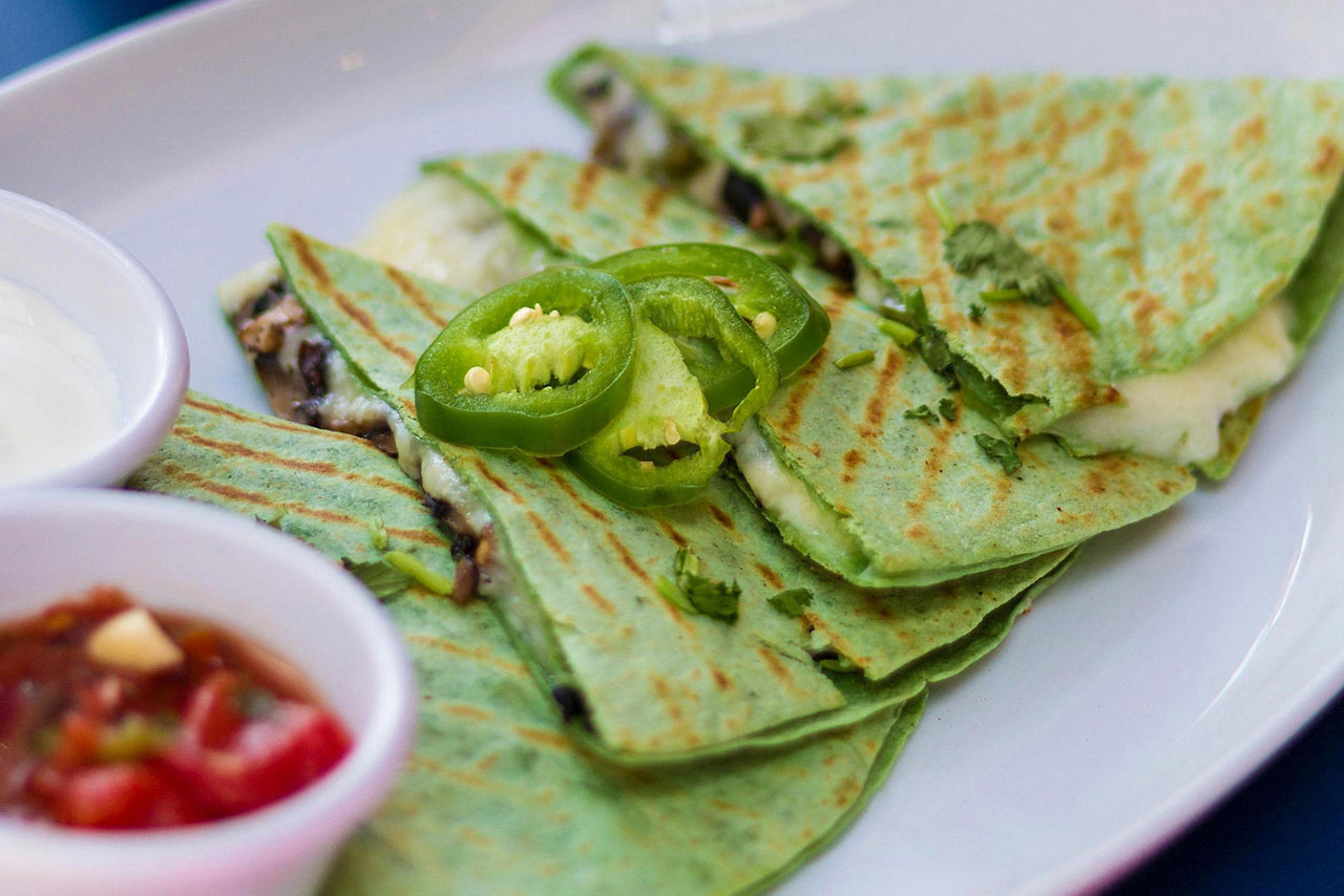 Sabor Quesadilla Food Close Up 