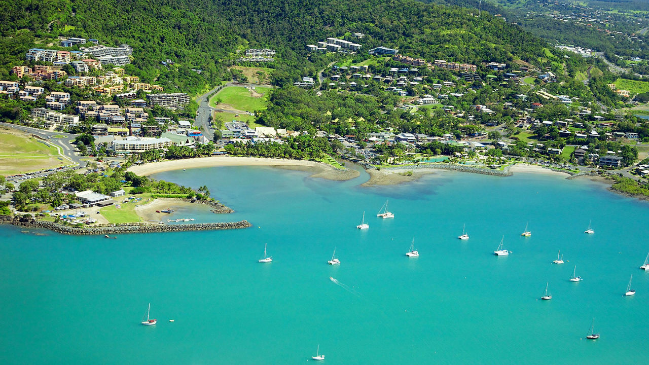 Airlie Beach, Queensland, Australia, Aerial Landscape