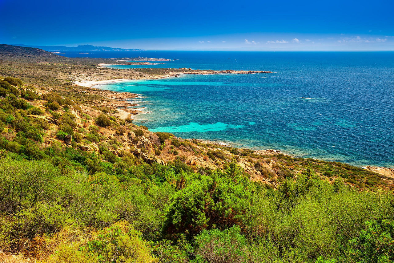 Picturesque Coastal View, Ajaccio, Corsica 