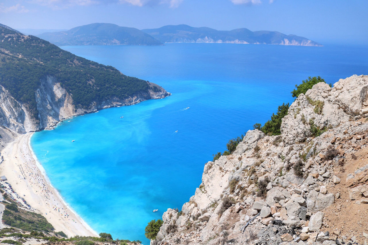 Greece Argostoli Kefalonia Beach 