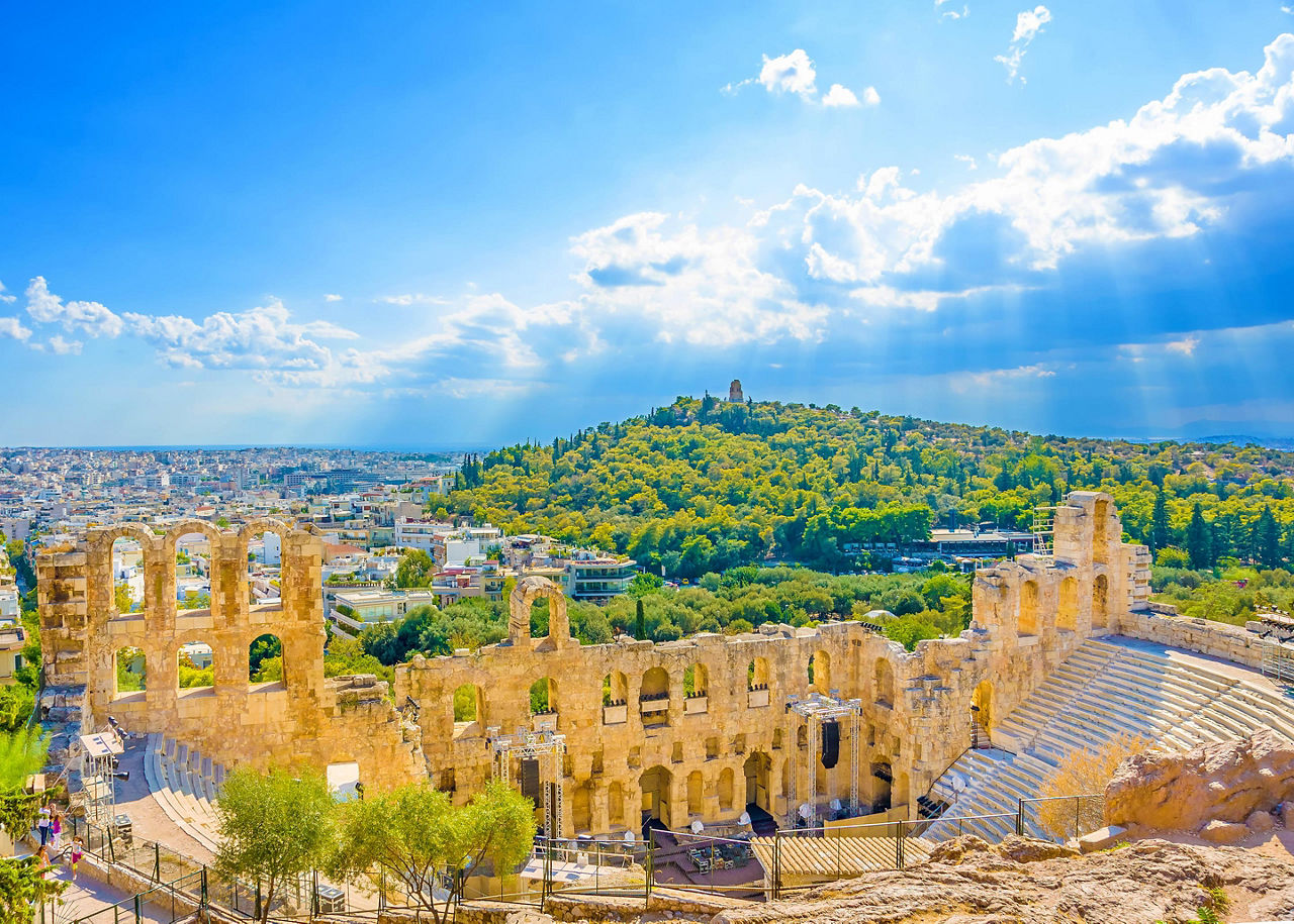 Athens (Piraeus), Greece, Herodes Theater