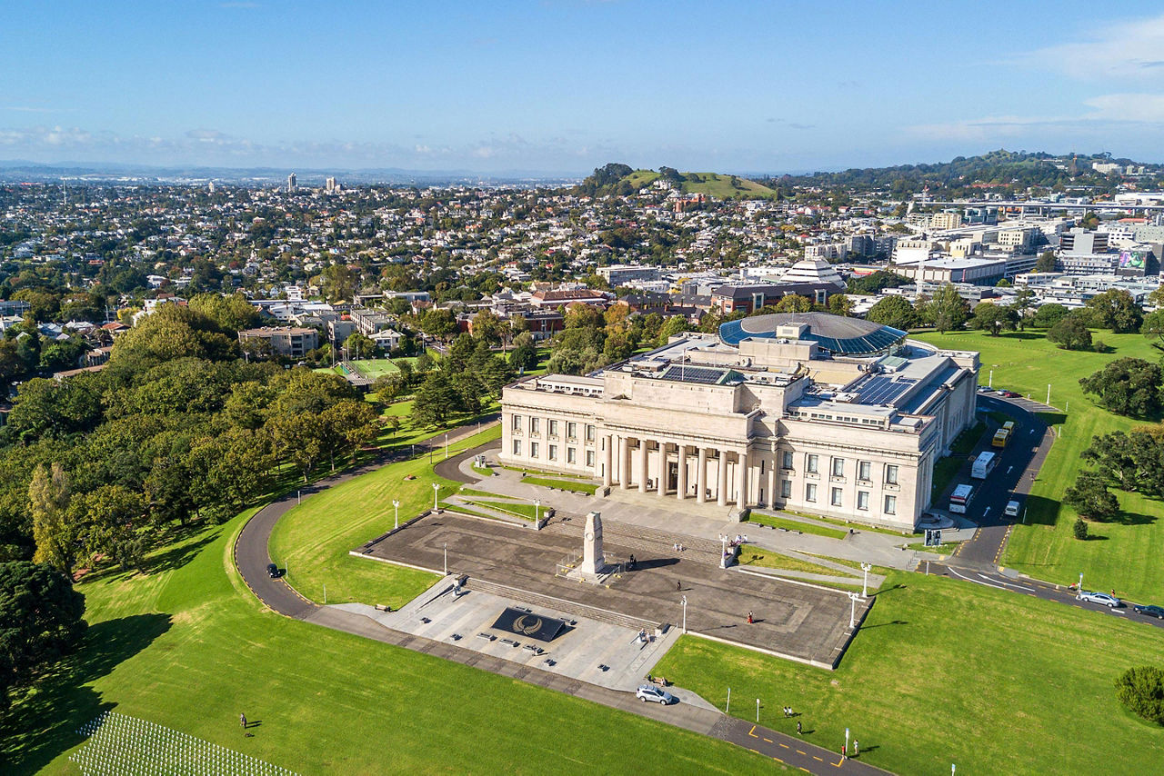 View of Auckland, New Zealand from Mount Eden