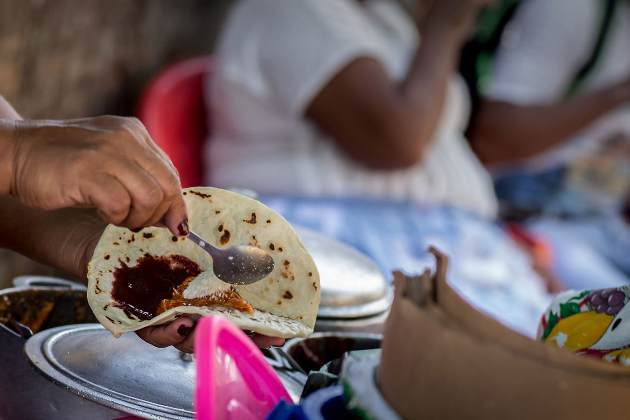 Bale Ada Cuisine, Banana Coast, Honduras 