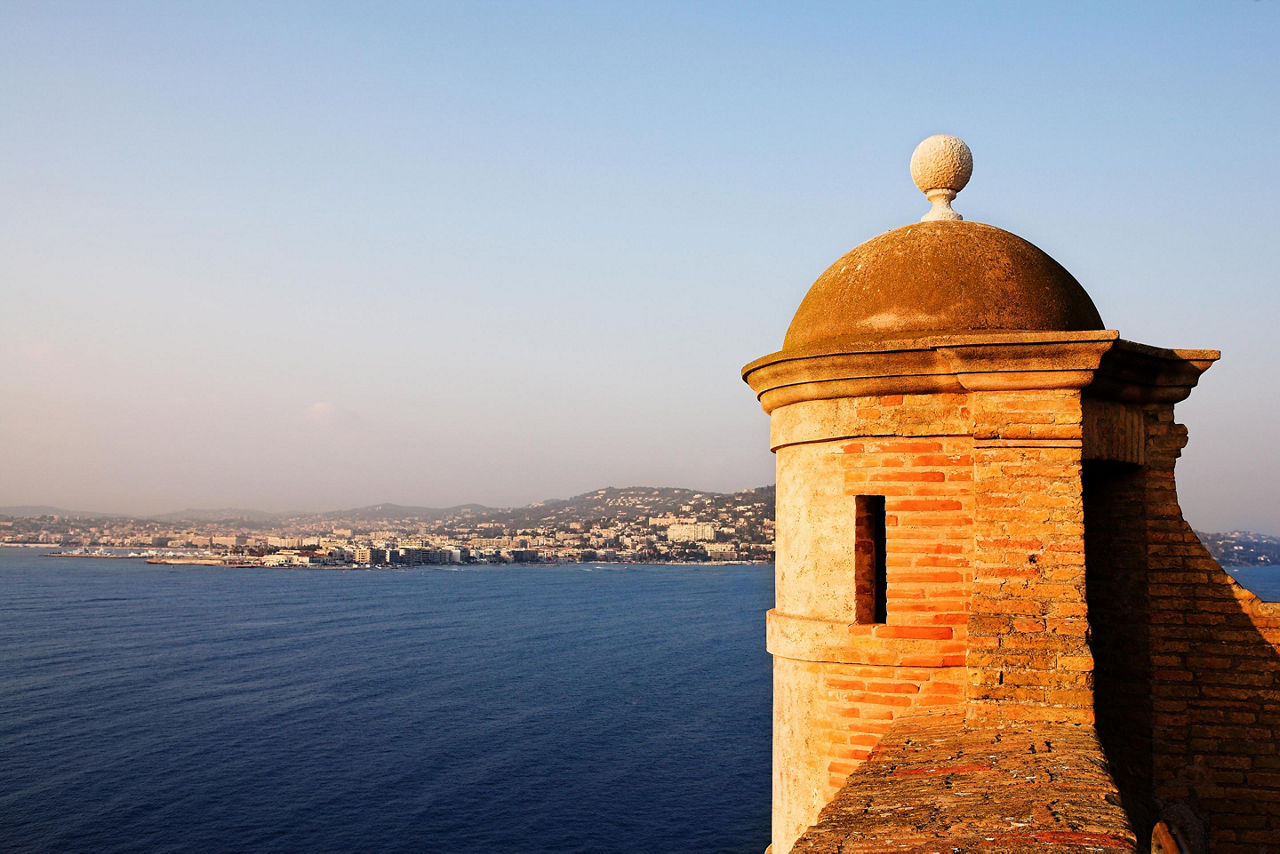 A sentinel tower at Saint Marguerite island