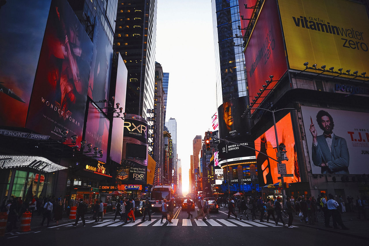 Times Square Manhattan Manhattan, Cape Liberty, New Jersey