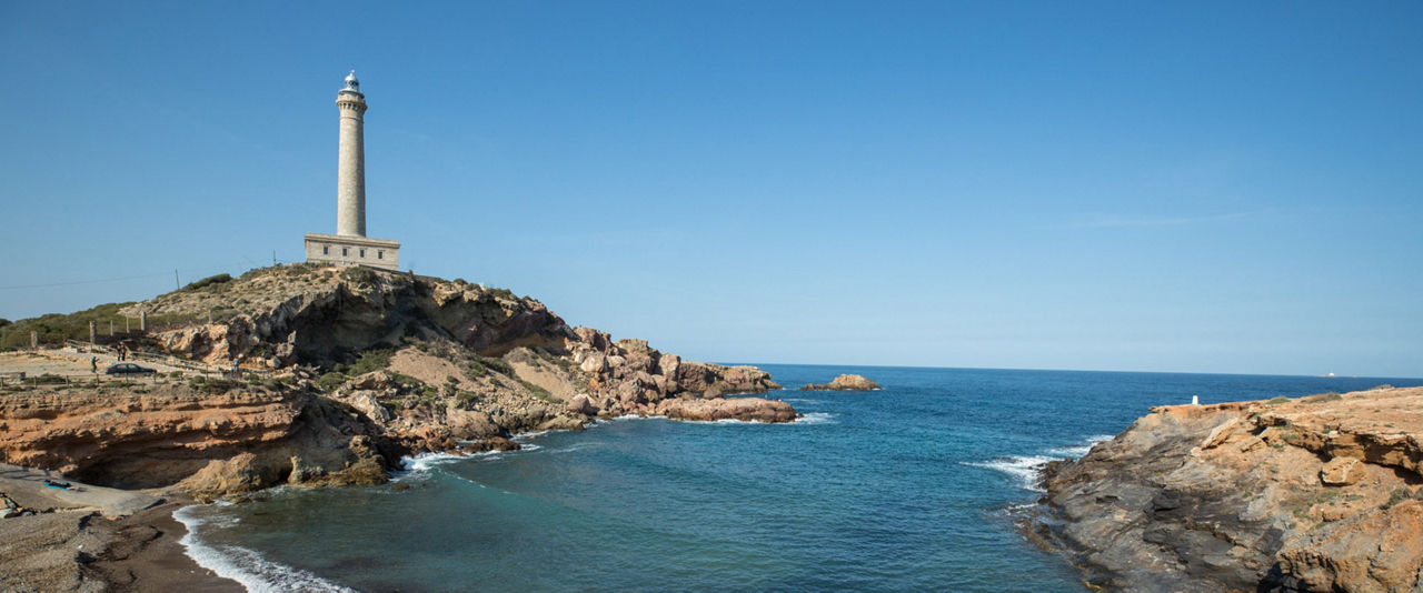 Cartagena, Spain Lighthouse by the Coast