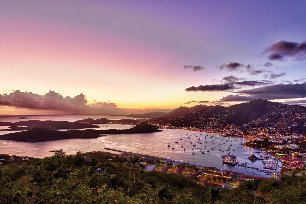 Harbor Sunset, Charlotte Amalie, St. Thomas