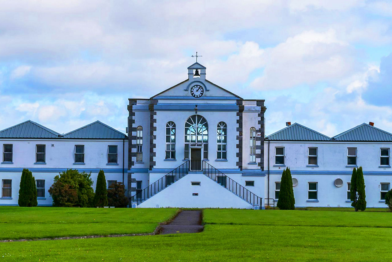 A building at Fort Mitchel on Spike Island in Ireland