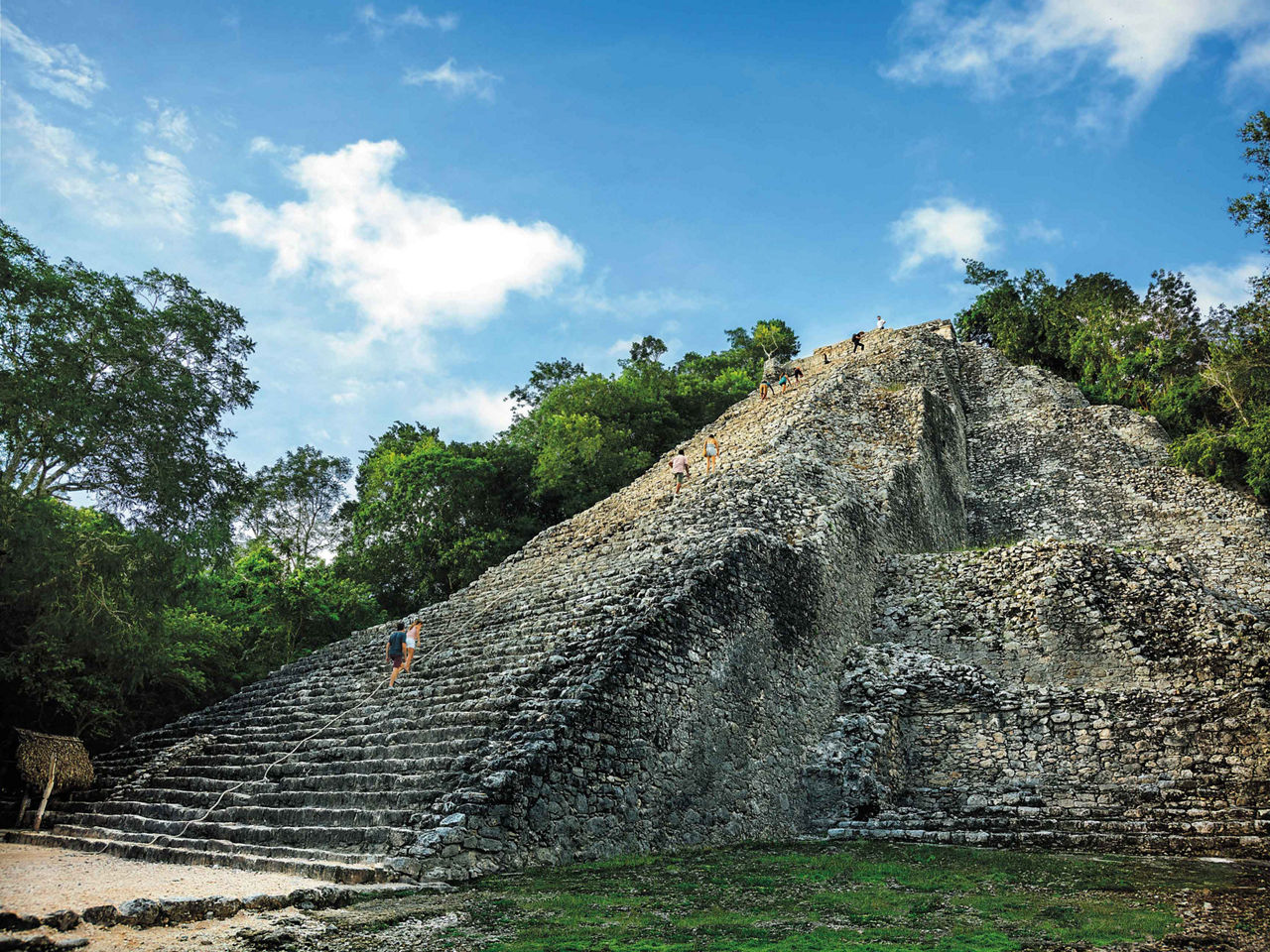 A Cultural and Historical Ruin in Cozumel, Mexico 