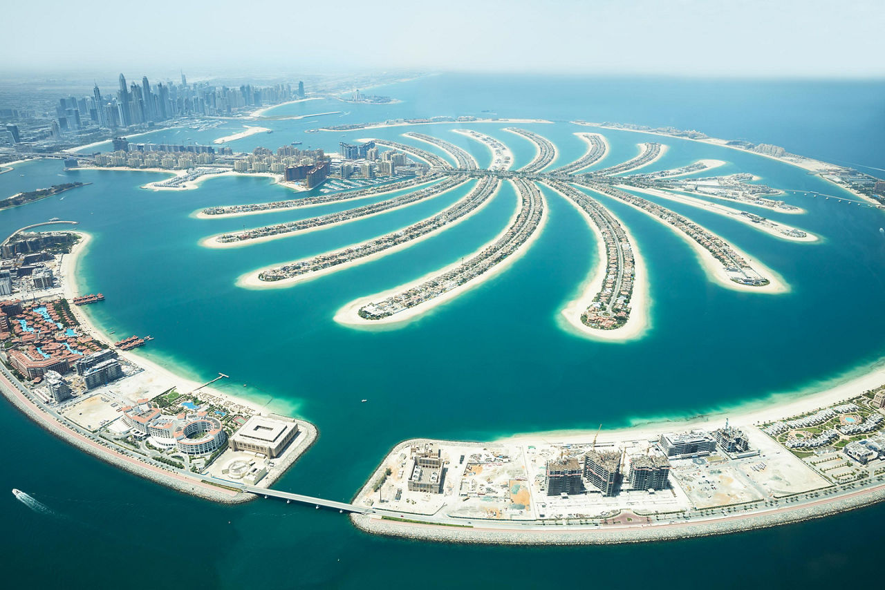 Dubai, United Arab Emirates, Artificial palm island