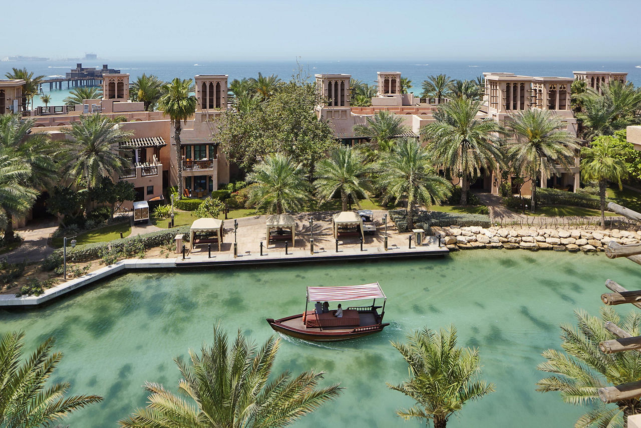 Classic historical buildings in Dubai before the oil boom in the 1960s