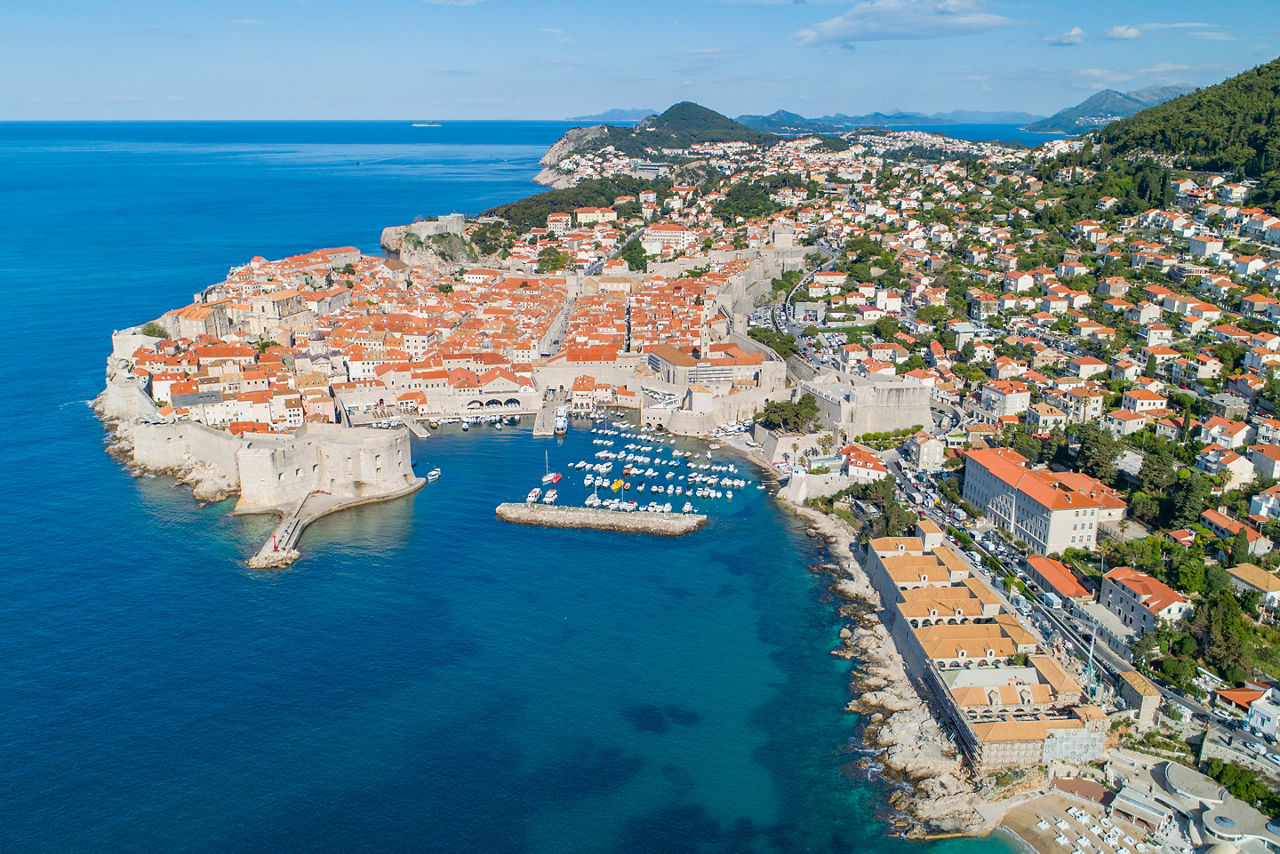 Croatia Banje Beach Coast Aerial