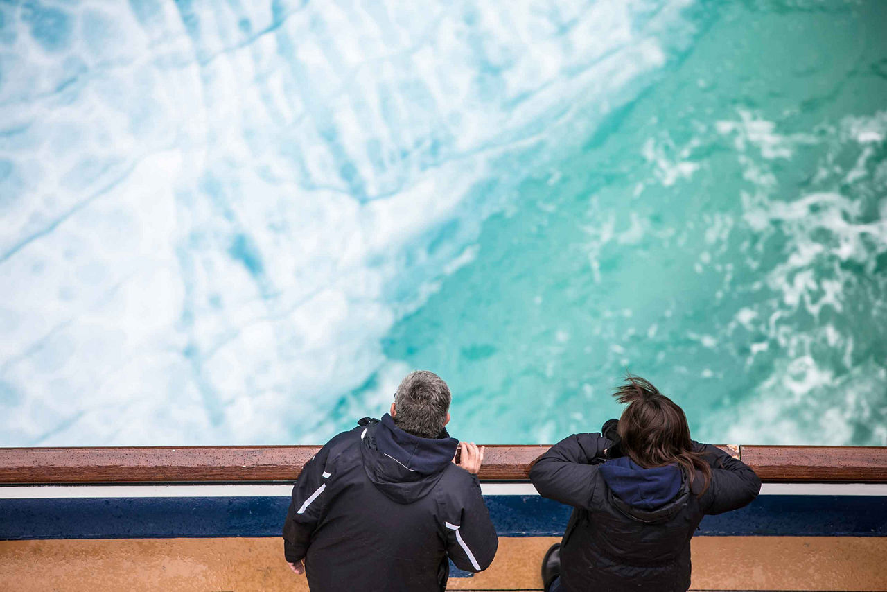 Passengers Viewing Over Ship, Endicott Arm & Glacier Dawes