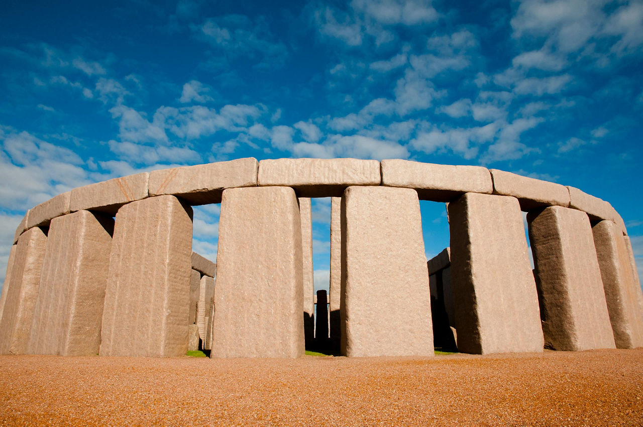 The full stonehenge replica in Esperance, Australia