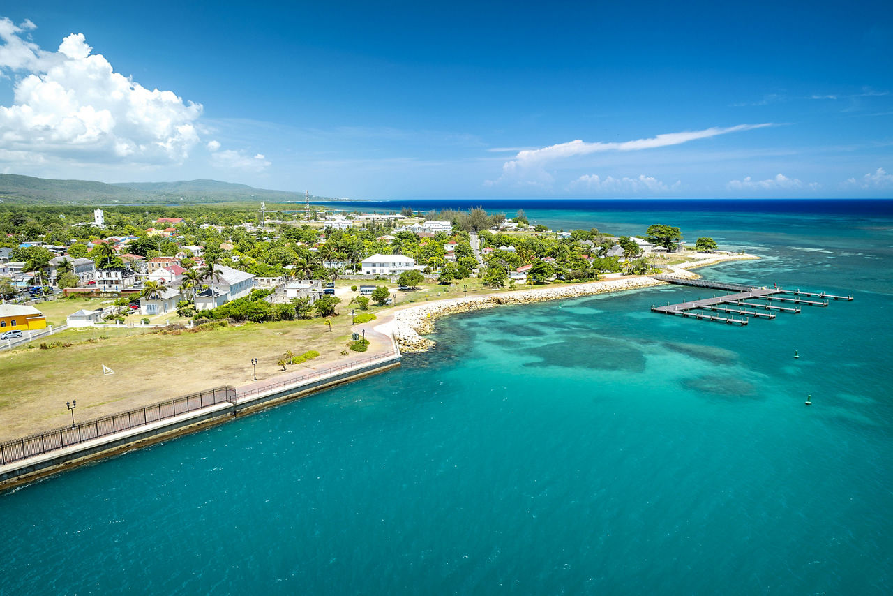 Port Aerial Coast, Falmouth, Jamaica