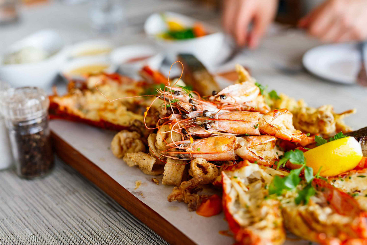 Fresh Seafood Platter, Fort Lauderdale, Florida