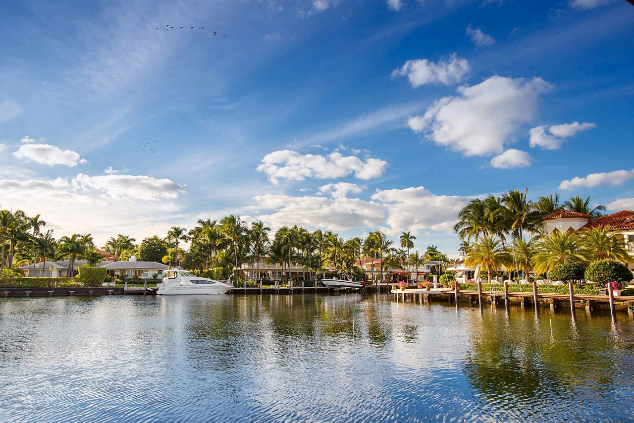 Waterway in Fort Lauderdale, Florida