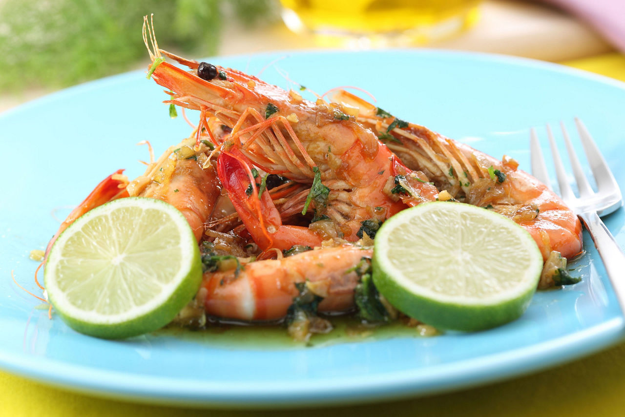 Gulf Shrimp Plate, Galveston, Texas