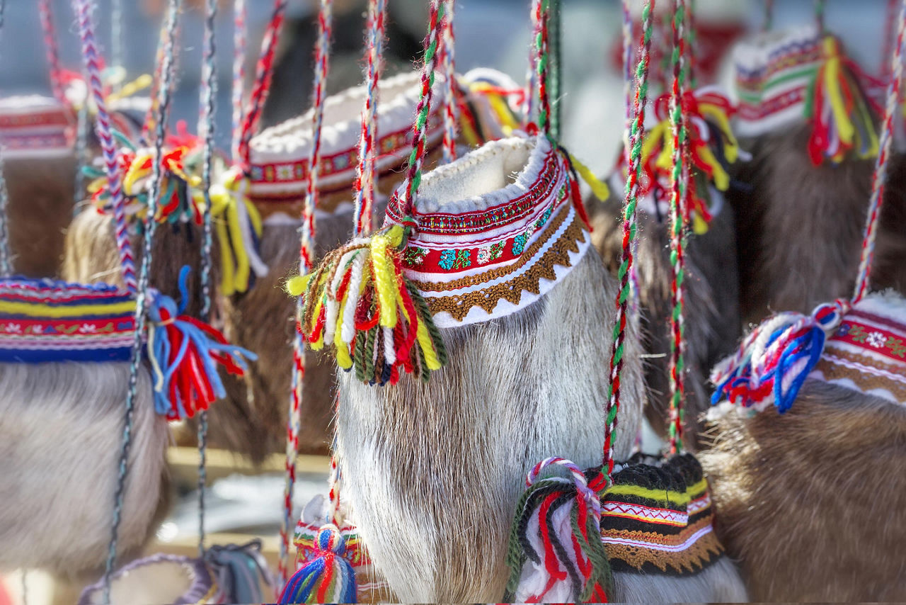 Assorted traditional bags in Norway