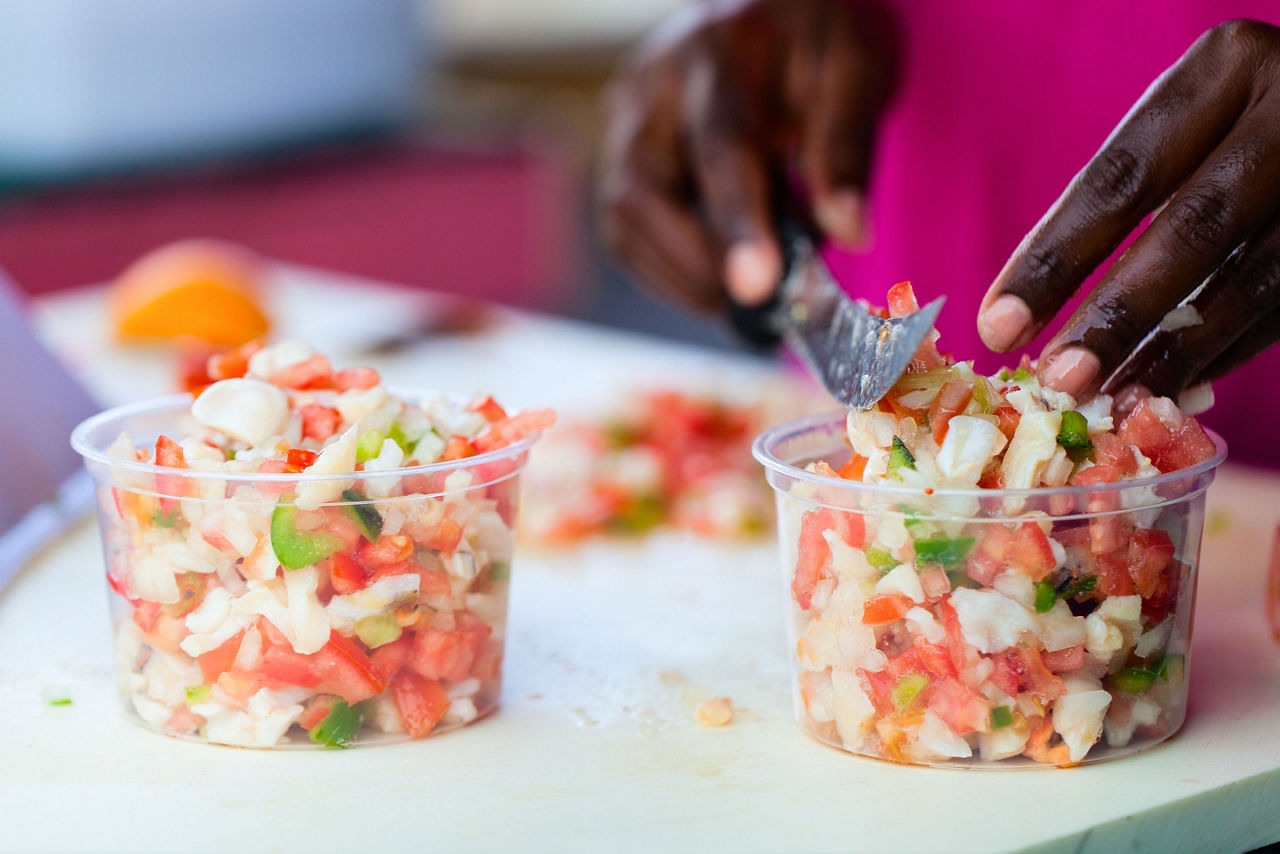 Bahamas Conch Salad, Grand Bahama Island