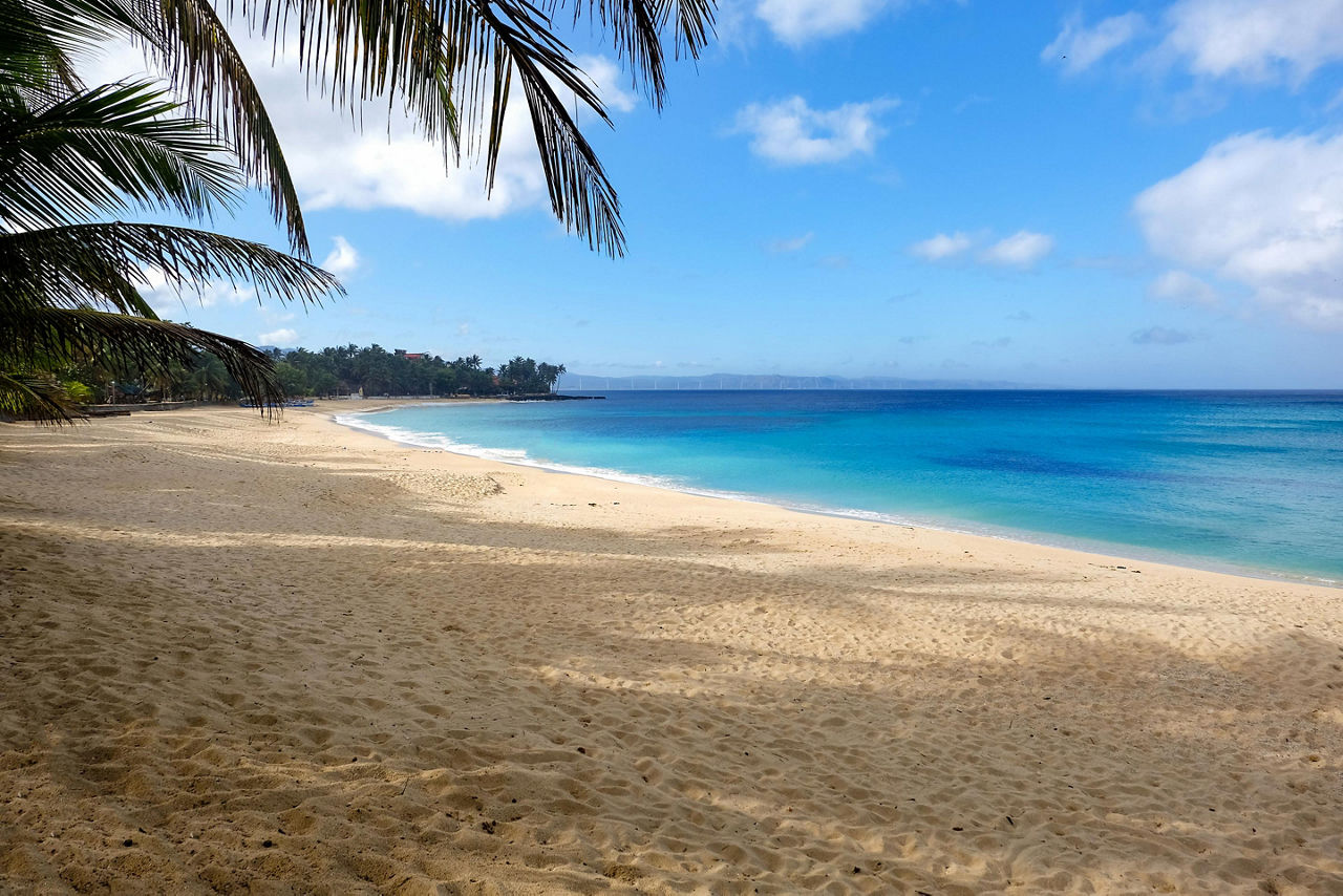 Tropical beach of Pagudpud in Ilocos, Philippines