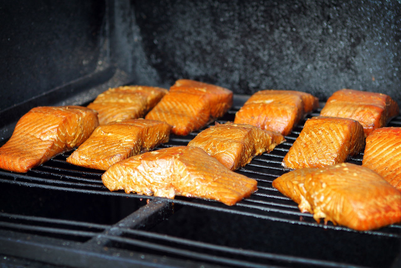 Salmon Grill , Juneau, Alaska 