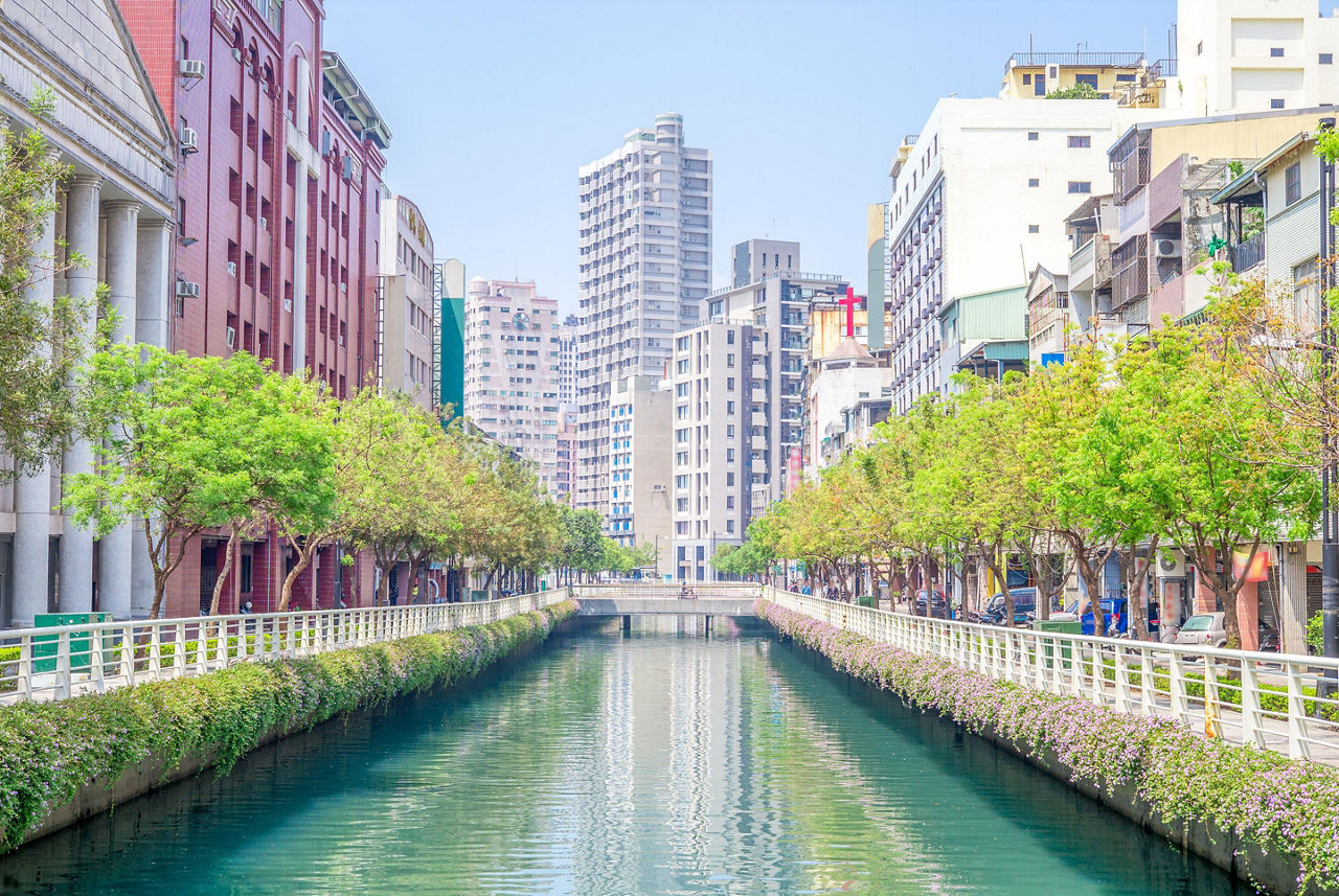 Street view of Kaohsiung City