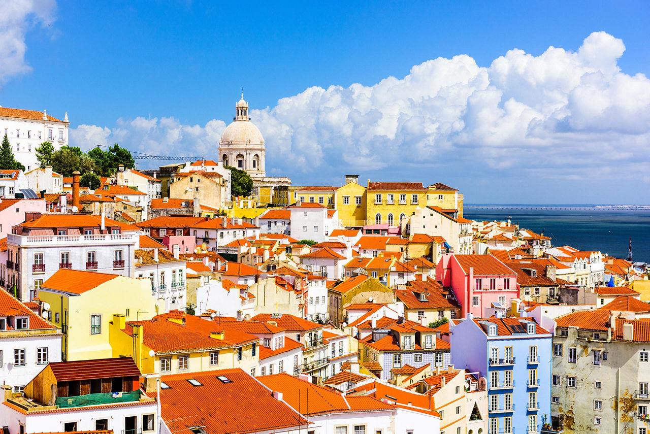 Lisbon, Portugal, Aerial View