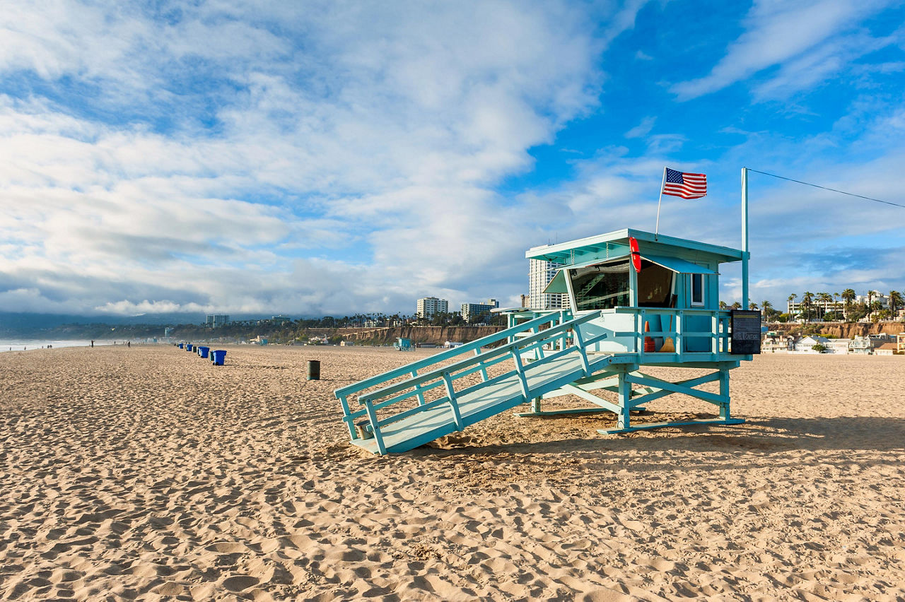 Los Angeles, California, Lifeguard Hut