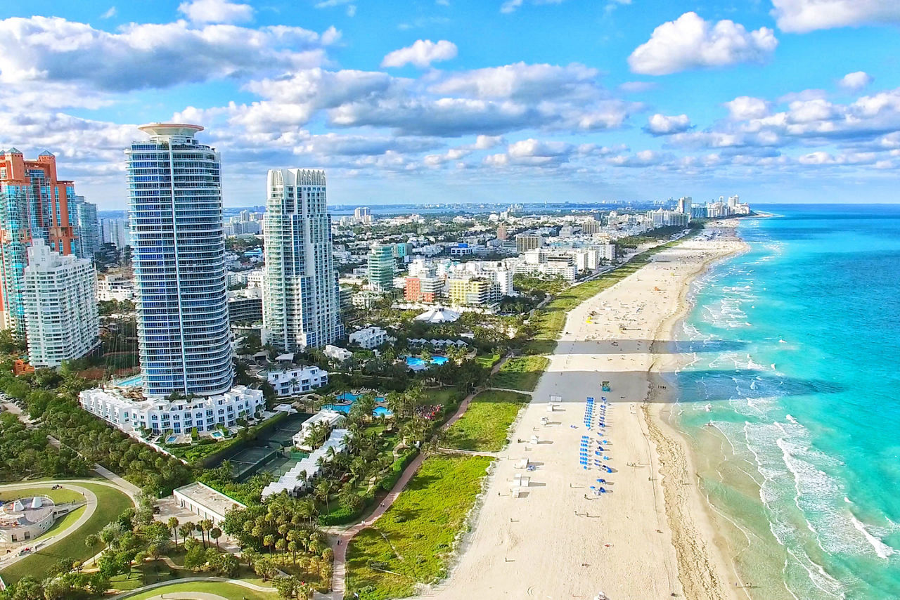 Sunny Day Miami Beach Skyrisers, Miami, Florida