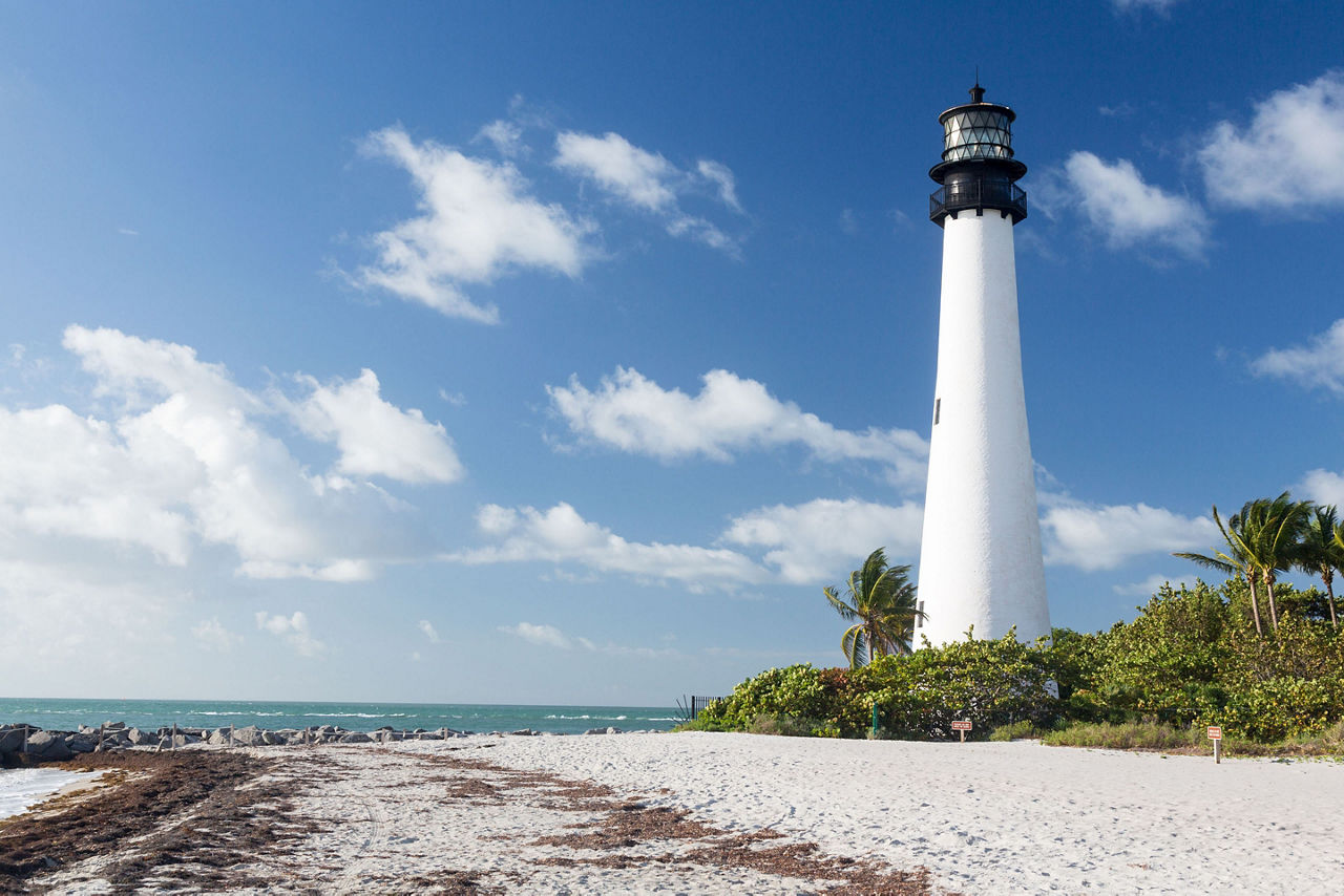 Bill Bags Cape State Park Lighthouse, Miami, Florida