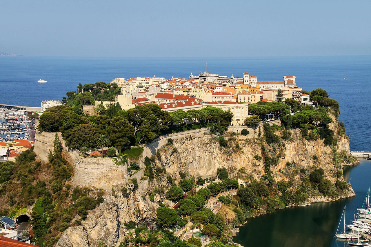 Monte Carlo, Monaco The Rock Of Monaco