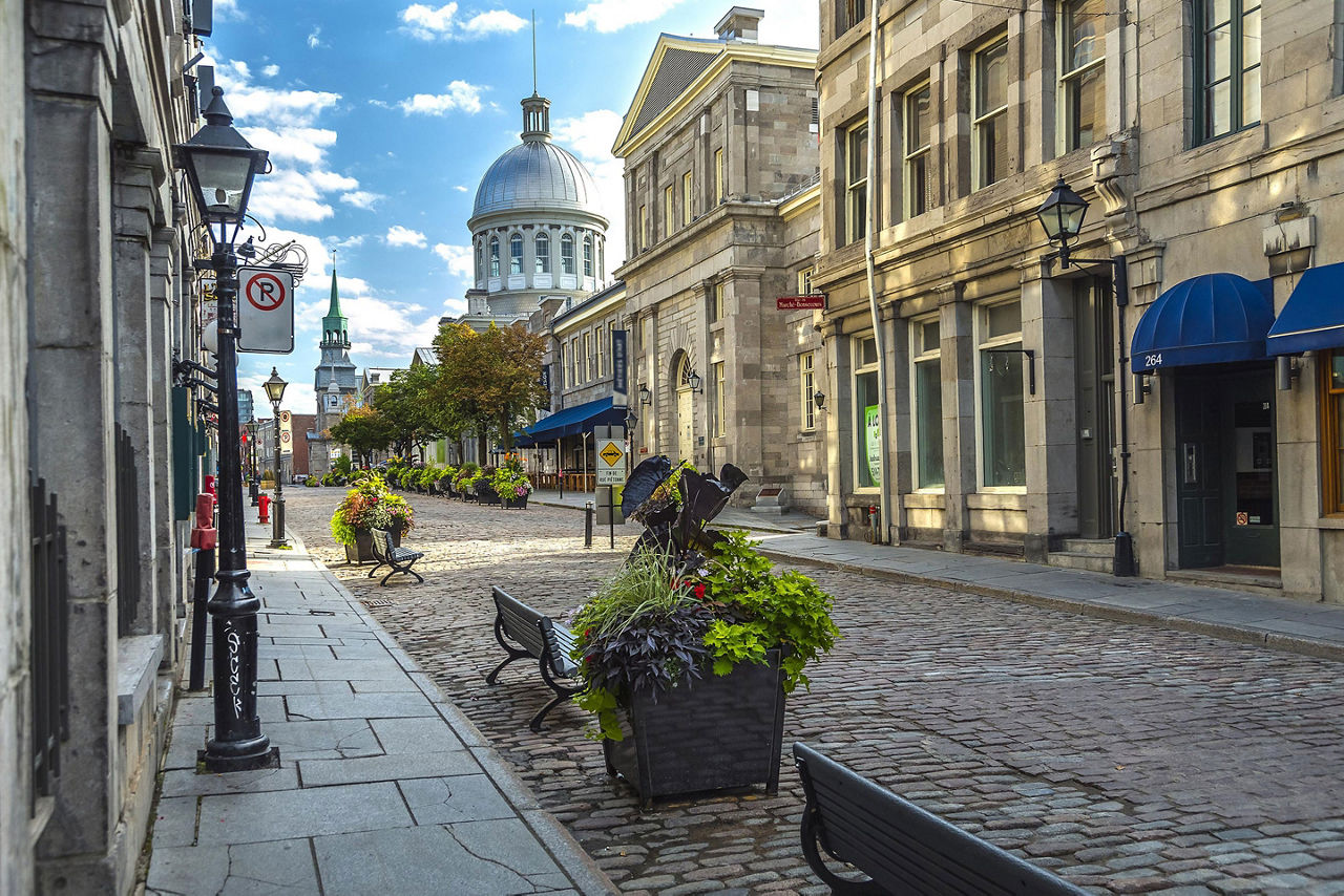 Montreal, Quebec Cobbled Streets