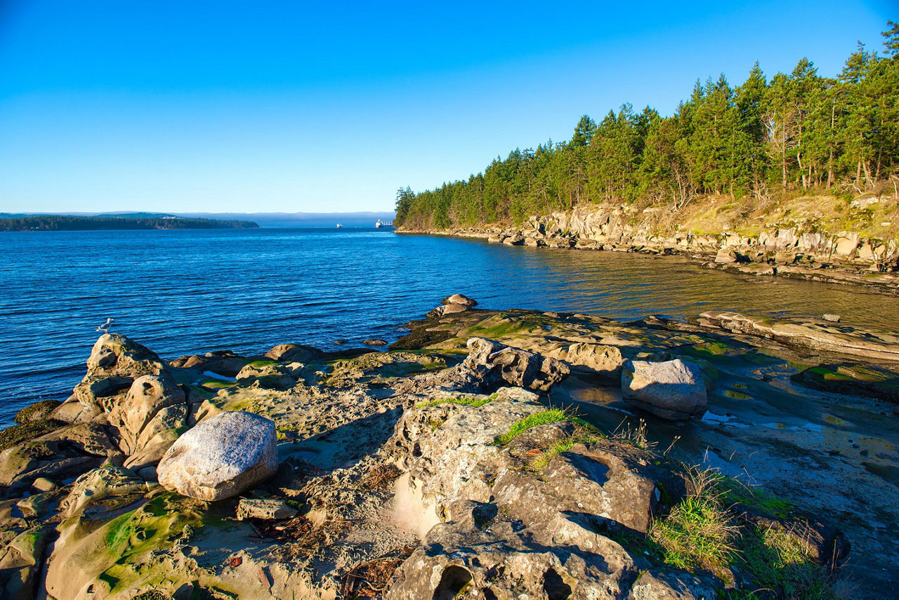 Nanaimo, British Columbia, Rocky Coastline