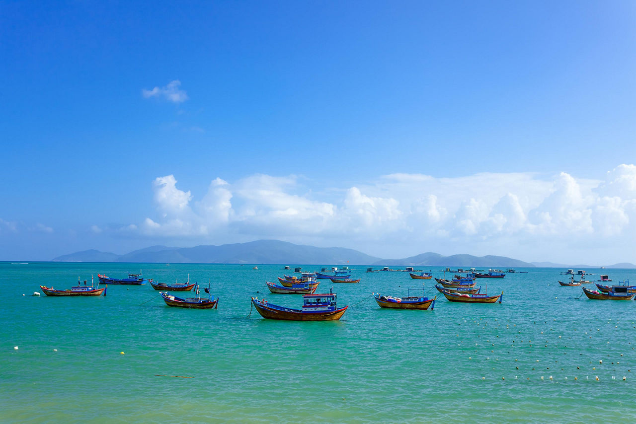 Nha Trang, Vietnam Fishing Boats