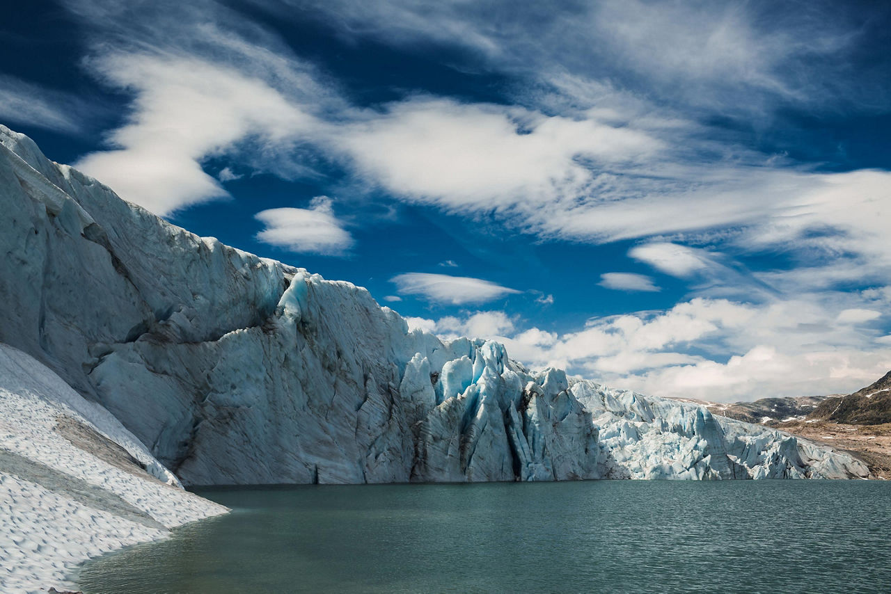 Olden, Norway, Jostedalsbreen Glacier