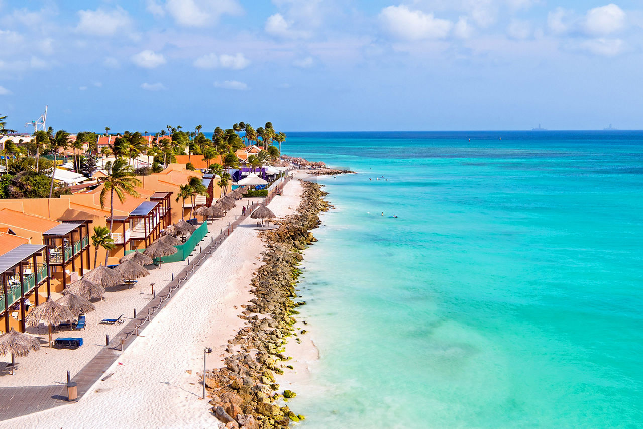 Druif Beach Coast Line, Oranjestad, Aruba