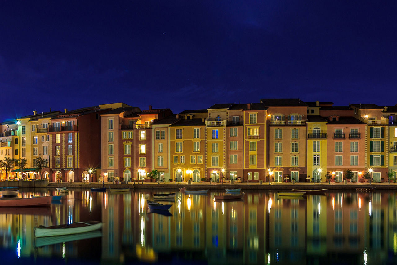 Canoes at Night, Orlando, Florida