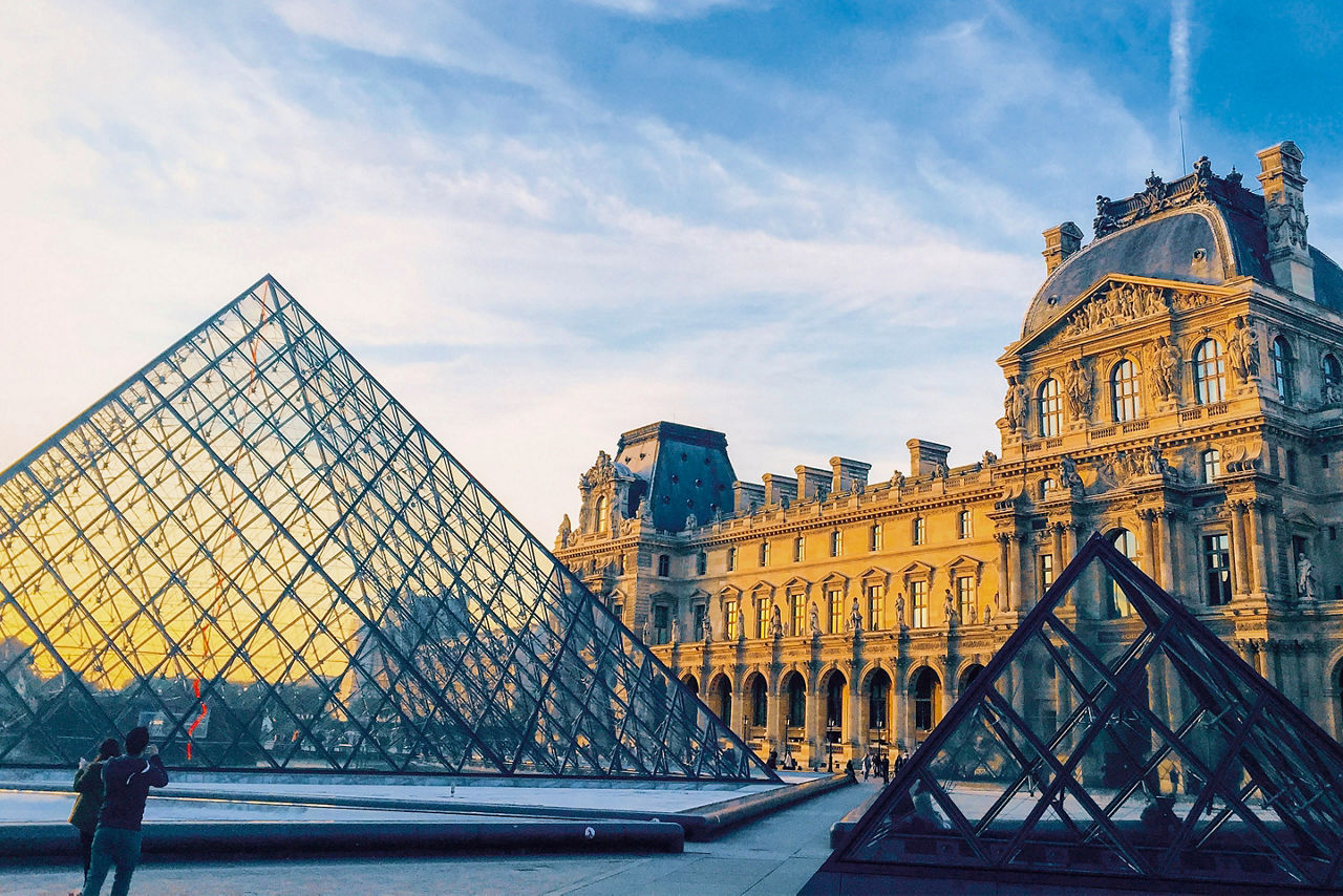 France Paris Lehavre Louvre Museum Close-Up