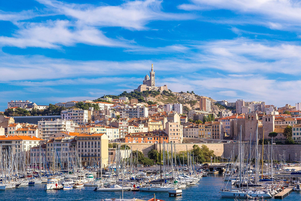 Provence (Marseille), France, Notre Dame de la Garde Basilica